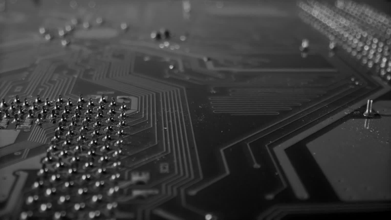 Detail einer elektronischen Schaltung